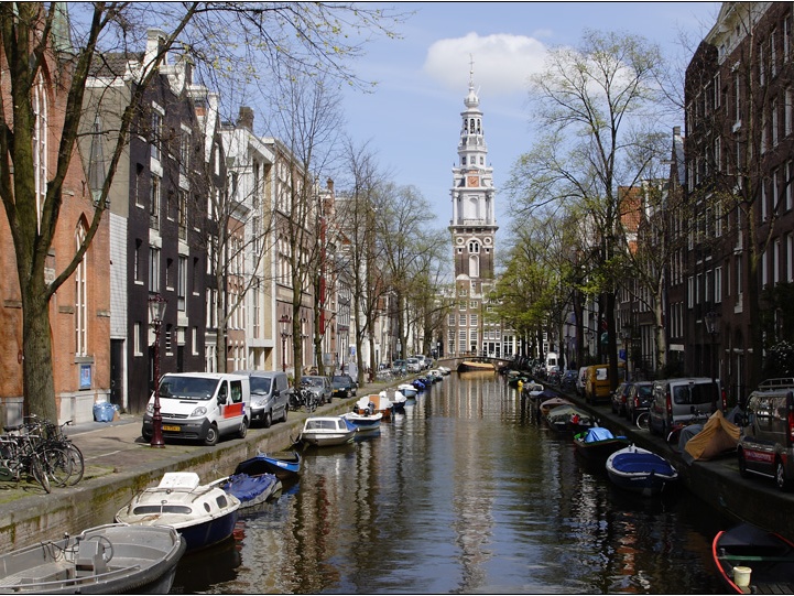 Amsterdam, petit canal vers Zuiderkerk #08