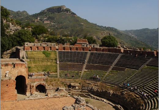 Taormina, Teatro greco-romano #04 (1170 visites) Taormina, Teatro greco-romano #04