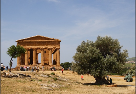 Agrigente, temple de la Concorde #01 (791 visites) Agrigente, temple de la Concorde #01