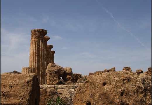 Agrigente, temple d'Hercule #01 (742 visites) Agrigente, temple d'Hercule #01