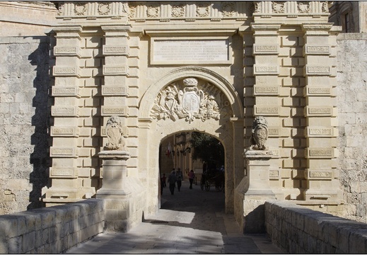 Mdina, porte principale #01 (1844 visites) Mdina, porte principale #01