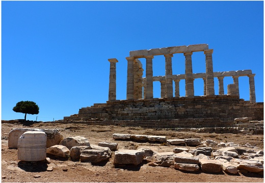 Pointe Sounion, Temple de Posséidon #04 (101 visites) Pointe Sounion, Temple de Posséidon #04