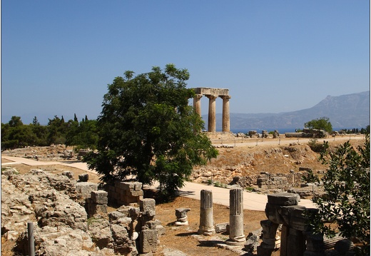 Ancienne Corinthe, temple d'Apollon #03 (1467 visites) Ancienne Corinthe, temple d'Apollon #03