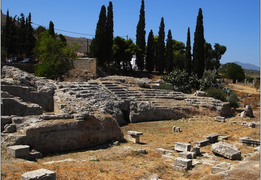 Ancienne Corinthe, théâtre (632 visites) Ancienne Corinthe, théâtre