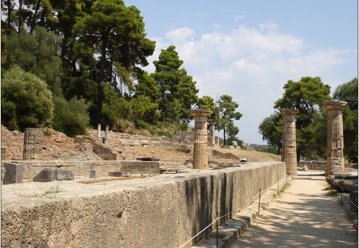 Olympie, Héraion #05 (1239 visites) Olympie, Héraion #05