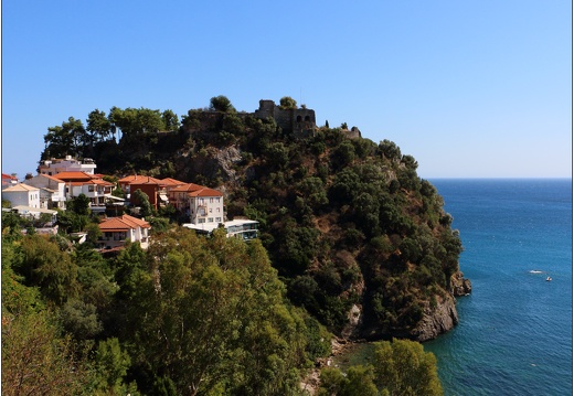 Parga, pointe de la citadelle #03 (1872 visites) Parga, pointe de la citadelle #03
