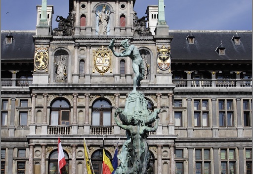 Anvers, Stadhuis (mairie) #02 (2779 visites) Anvers, Stadhuis (mairie) #02