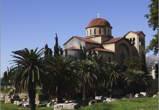 Athènes #02 (1632 visites) Eglise Byzantine, Agia Triada Athènes #02