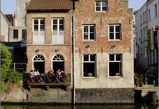 Gand, Leie river #12 (1695 visites) Gand, Leie river #12