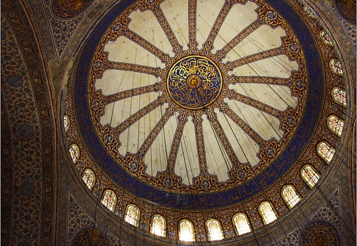 Sultanahmet, mosquée Sultan Ahmet - dôme #01 (2550 visites) Mosquée surnommée "la mosquée bleue". Sultanahmet, mosquée Sultan Ahmet - dôme #01