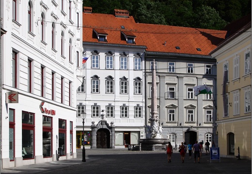 Ljubljana, vieille ville #01 (1306 visites) Ljubljana, vieille ville #01