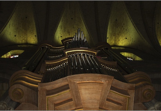 Reims - Basilique Saint-Rémi #10 (1666 visites) Orgue. Reims - Basilique Saint-Rémi #10